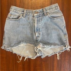 Cutoff Denim Shorts